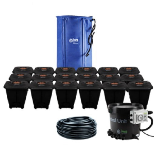 18 pot R-DWC Complete + 400L Flexi Tank