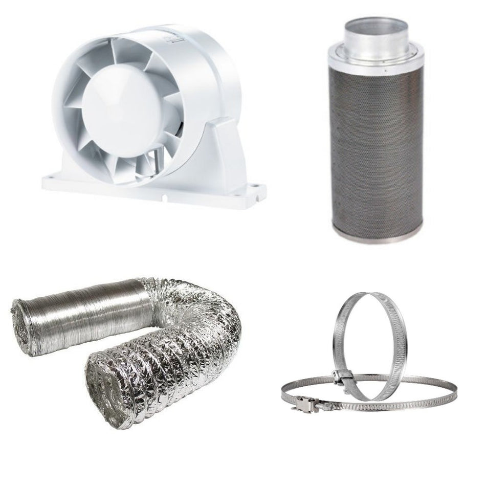 150mm Fan Filter Ducting budget kit