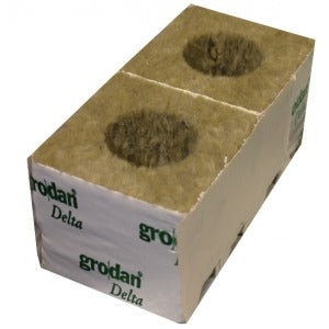 4" Grodan Rockwool Cubes (small / big hole)
