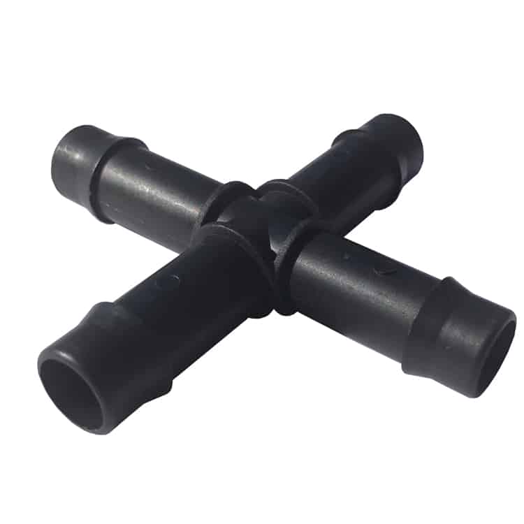 16mm Cross Connector - (single fitting)