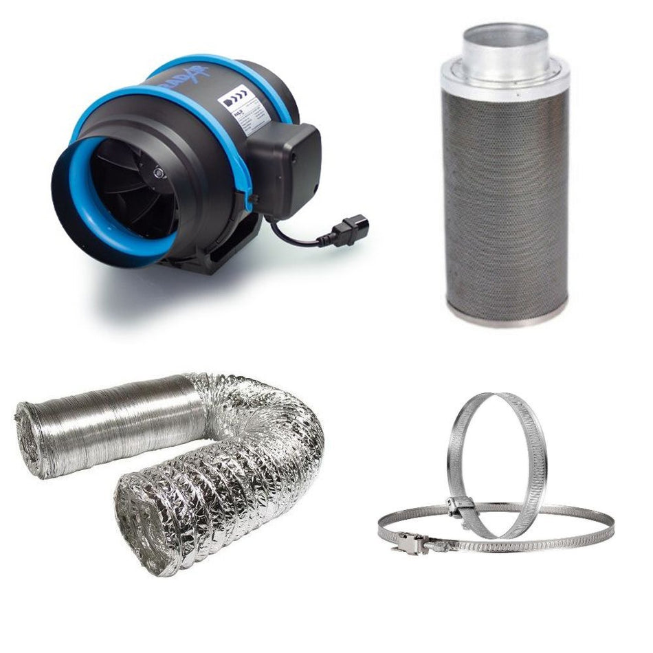 125mm Fan Filter Ducting budget kit