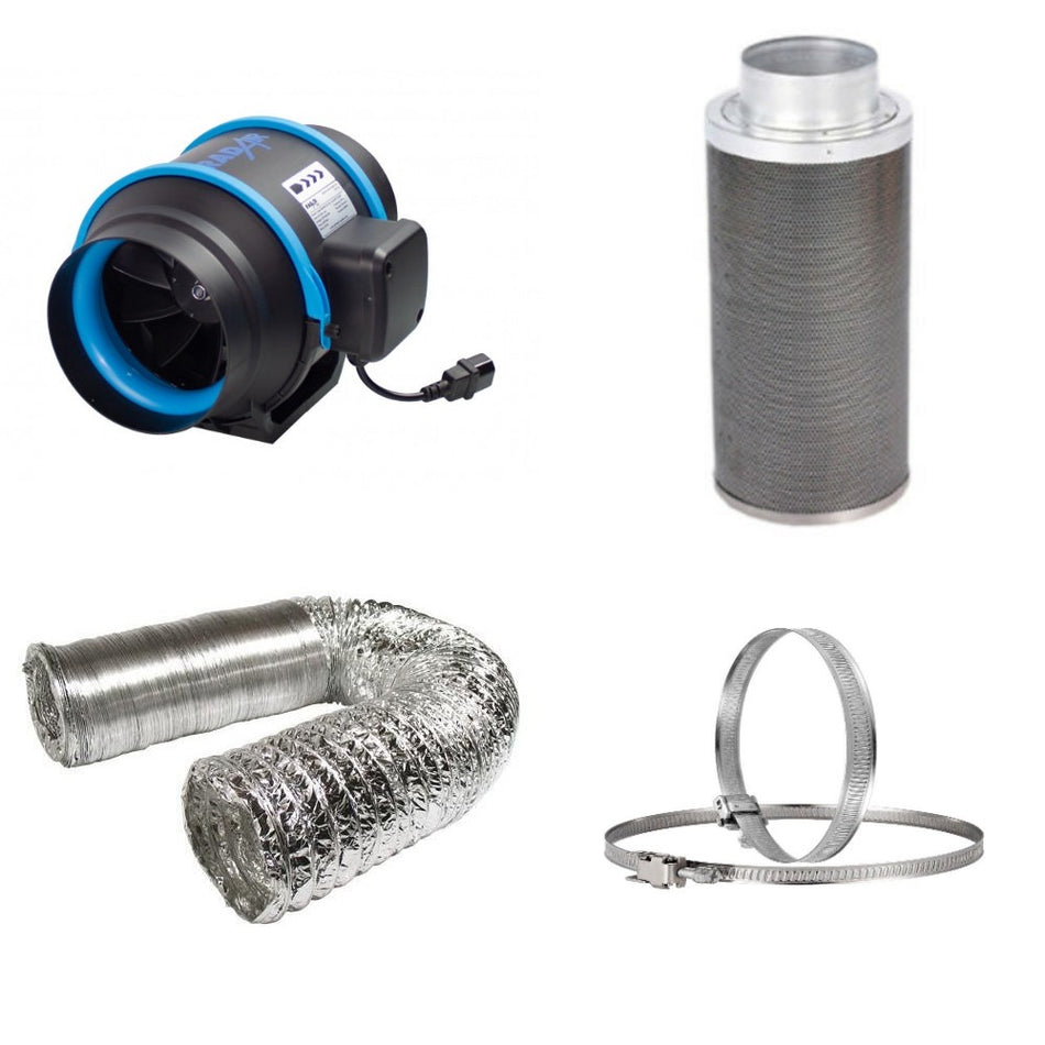 125mm Fan Filter Ducting Entry kit