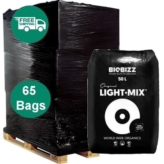 Full Pallet - Bio bizz Light Mix 50L soil - 65 bags