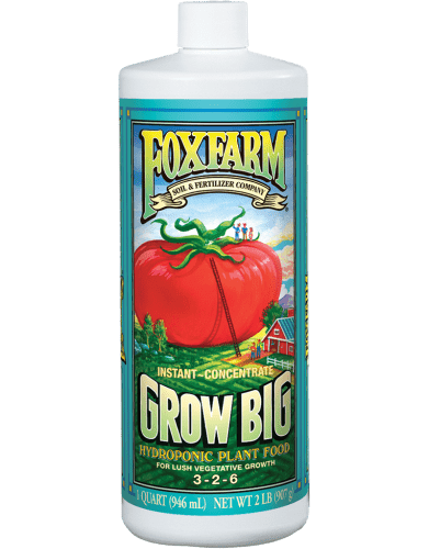 GROW BIG hydroponic quarts - Fox Farm