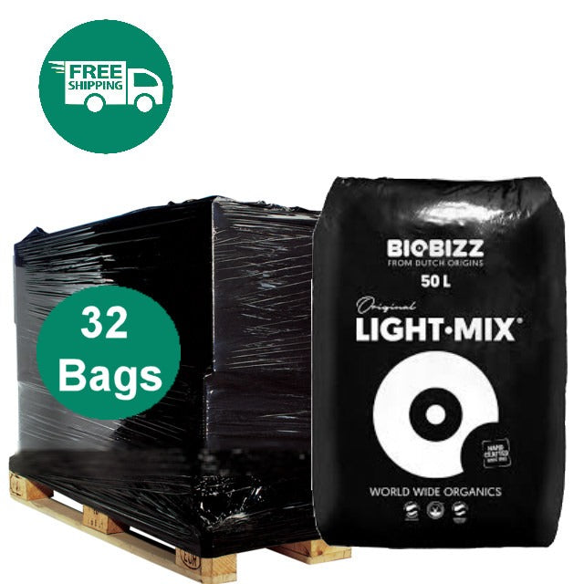 Half Pallet - Bio bizz Light Mix 50L soil - 32 bags