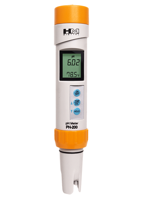 PH-200 Waterproof pH/ Temp Meter - HM Digital