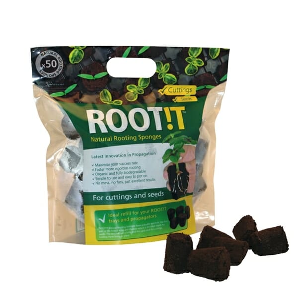 ROOT!T Natural Rooting Sponges 50 Refill Bags