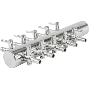 10 way steel manifold 18mm inlet